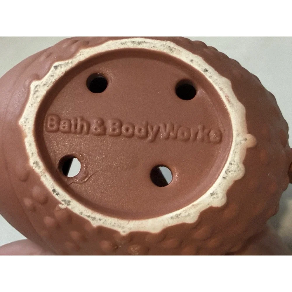 New Bath & Body Works Terra Cotta Puffer Fish Foam Soap Holder